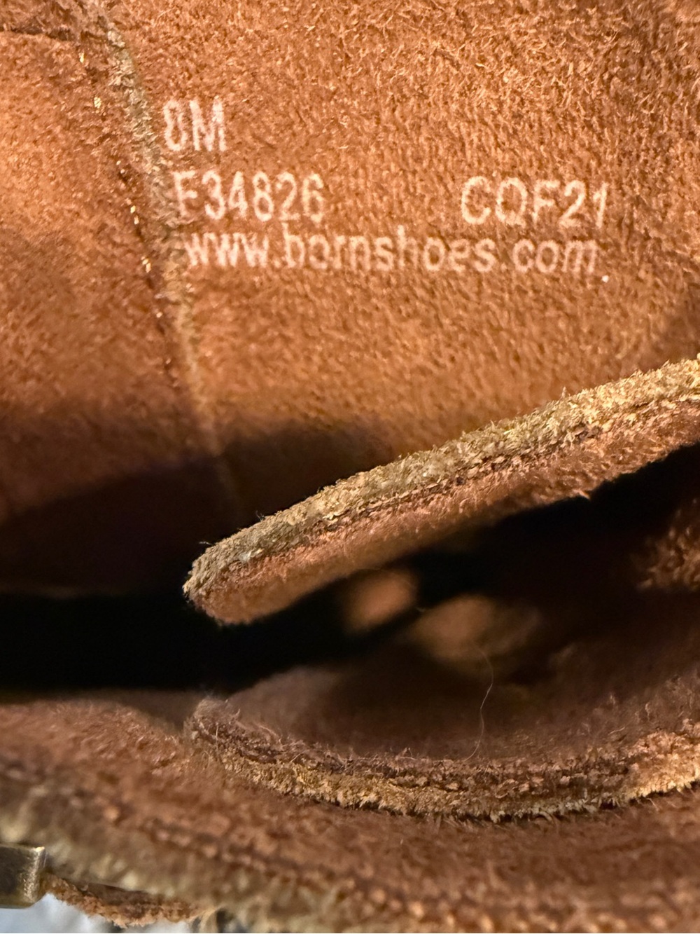 Børn Cass Distressed Suede Block Heel Lace Up Buckle Ankle Boots 8 - Picture 11 of 14